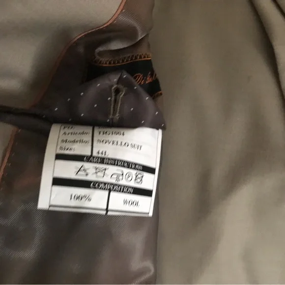 Suit Men’s Super  Fine Wool - Picture 5 of 5